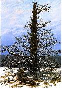 Caspar David Friedrich Oak Tree in the Snow France oil painting artist